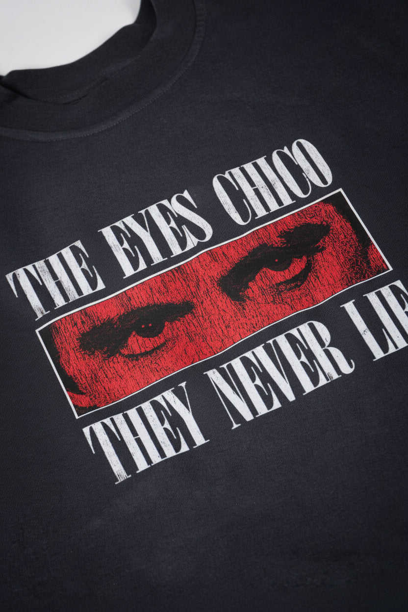 The Scarface Oversized Tee - Washed Black