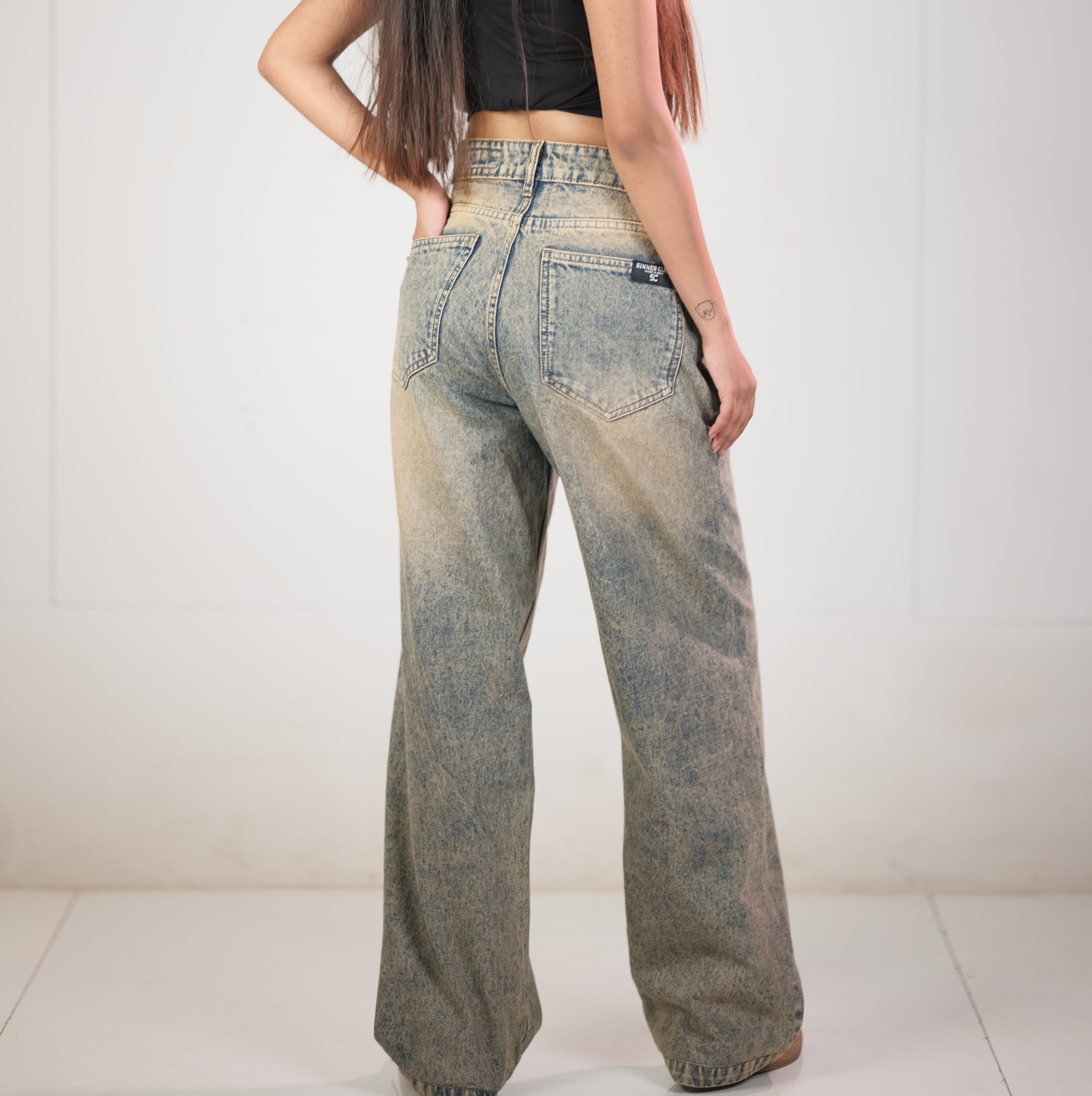 The Acid Haze | Unisex Wide-Leg Denim