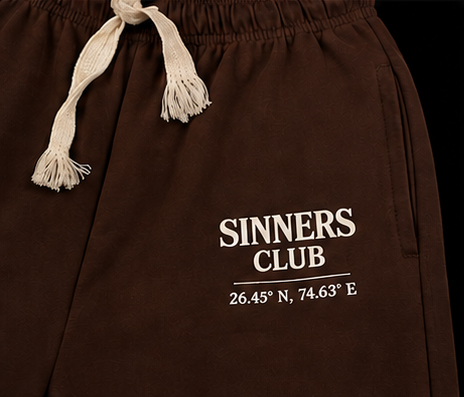 Cigarettes After Regrets Wide Leg Joggers - Dark Brown